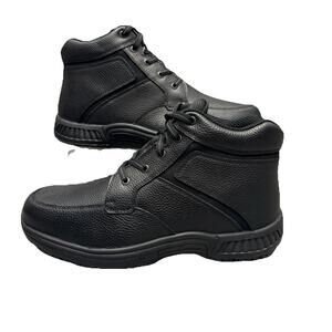 Orthofeet Boots Highline Black Leather Orthopedic Boots NEW Size 10.5 4E X-WIDE